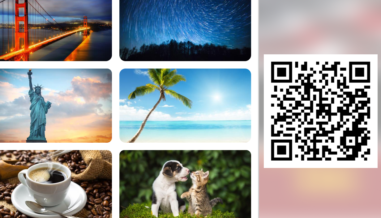 Scan QR code to visit card gallery