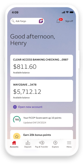 Wells Fargo Online Banking