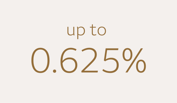 up to 0.625%