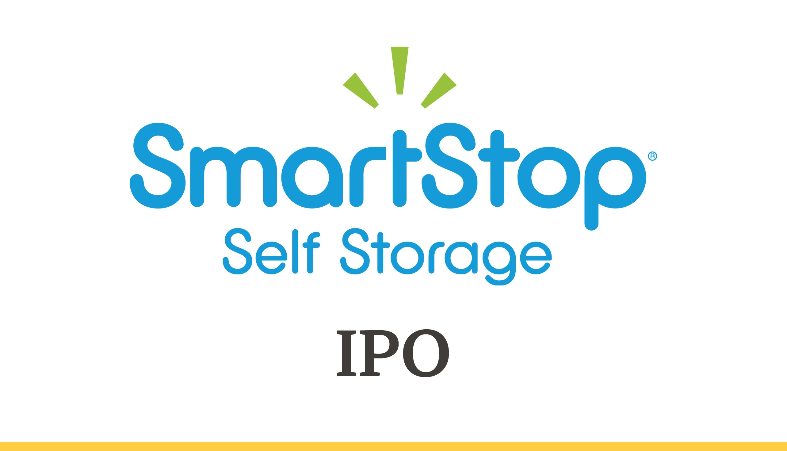 SmartStop Self Storage IPO with company logo